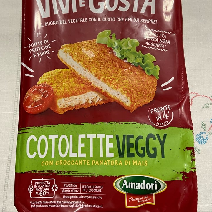 photo of Amadori cotolette veggy shared by @gioiat on  25 Jan 2023 - review