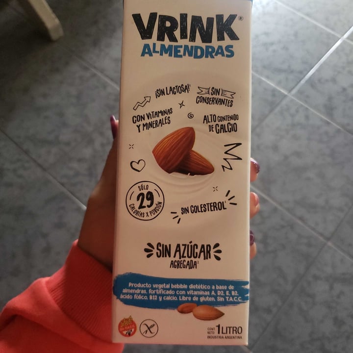 photo of Vrink Leche de almendras shared by @felipelolita on  23 Apr 2023 - review