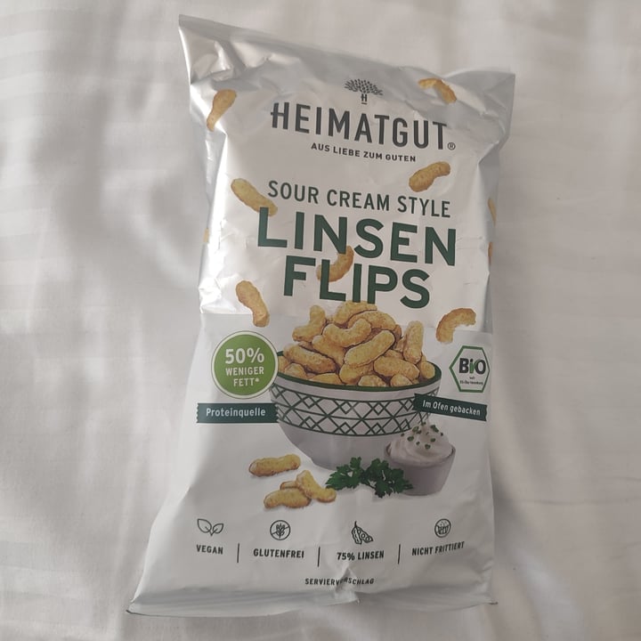 photo of Heimatgut Linsen chips sour cream shared by @hella on  15 Aug 2023 - review