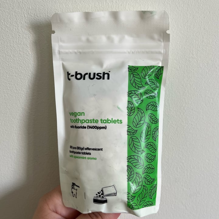 Tbrush Vegan spearmint toothpaste tablets Review abillion