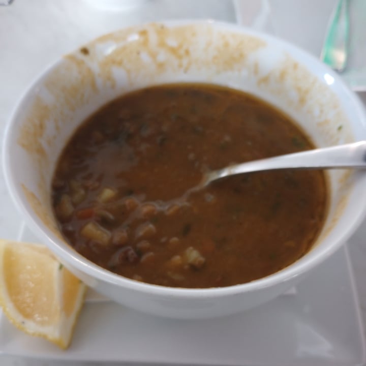 photo of Baran Mediterranean Restaurant & Bar Lentil Vegan Soup shared by @lechonxvx on  22 Jan 2023 - review