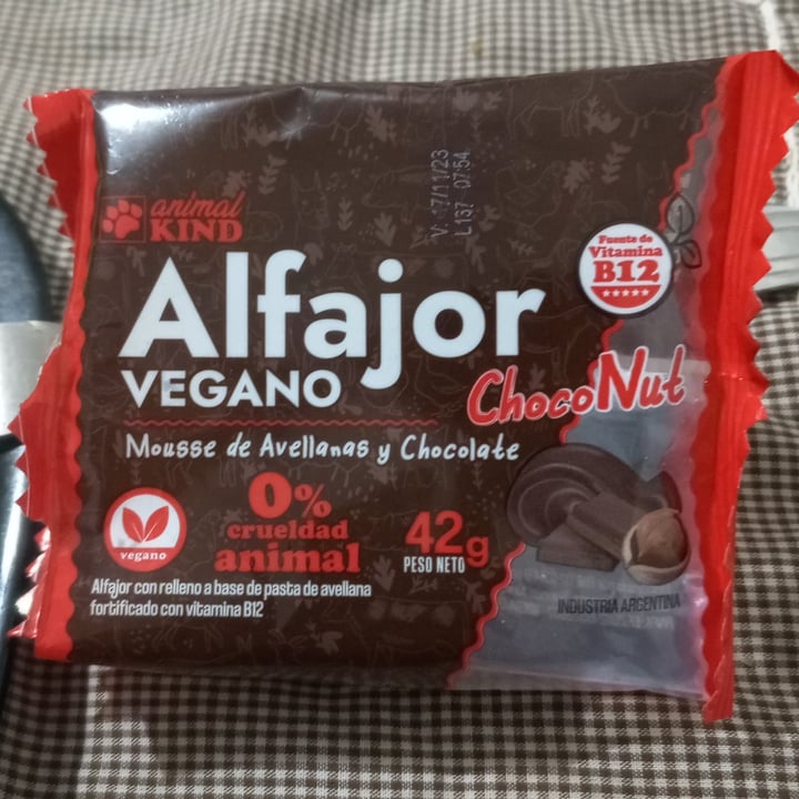 photo of Animal kind Alfajor ChocoNut shared by @abbyvegan on  14 Jul 2023 - review