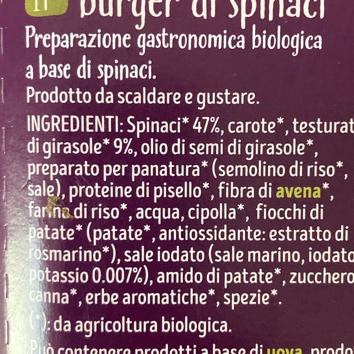 photo of Biolab Burger di Spinaci shared by @al-ma on  23 Mar 2023 - review