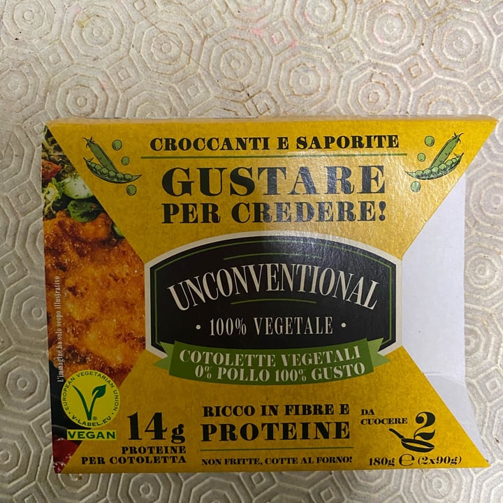 photo of Unconventional Cotolette Vegetali 0% Pollo 100% Gusto shared by @xchiarap on  30 Dec 2022 - review