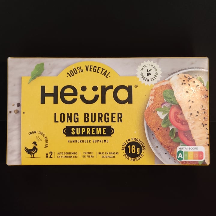 photo of Heura Long Burger Supreme shared by @anittauy on  23 Feb 2023 - review