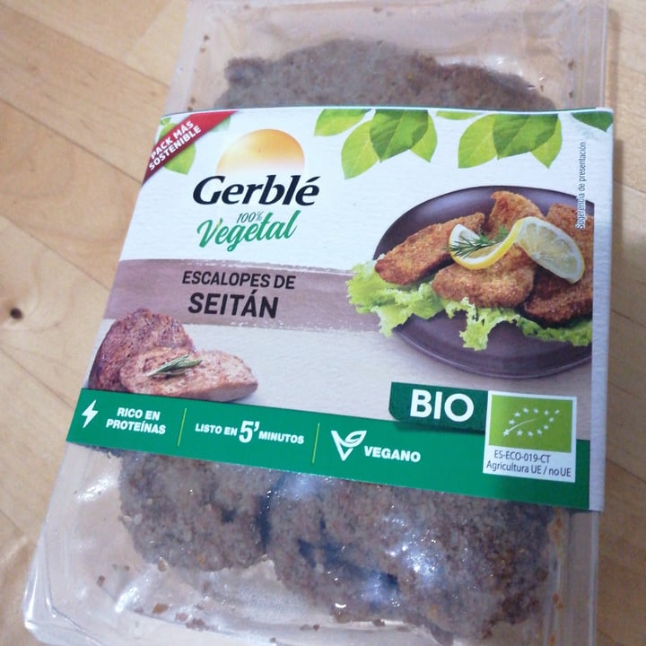 photo of Gerblé Escalopes de Seitán shared by @affiliazen on  10 May 2023 - review