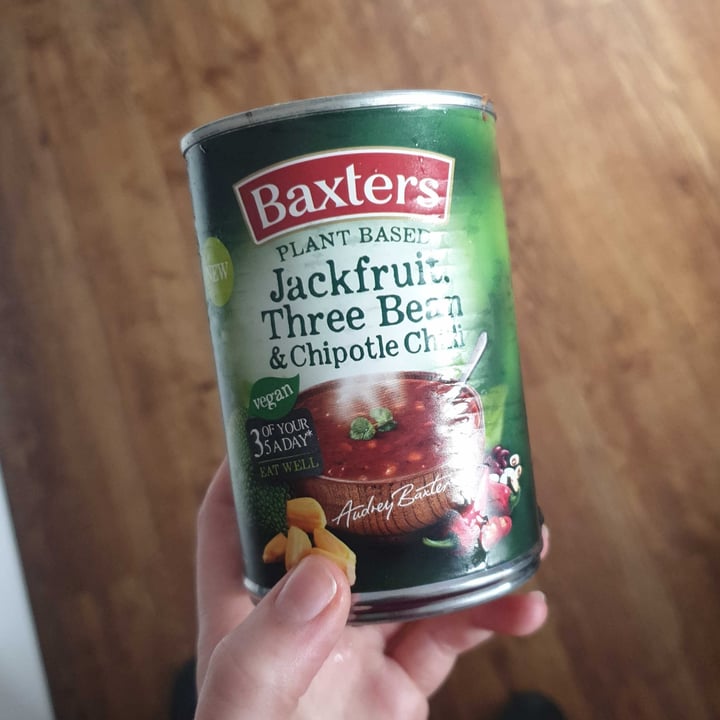 photo of Baxters Jackfruit, Three Bean and Chipotle Chilli shared by @timea on  13 Mar 2023 - review