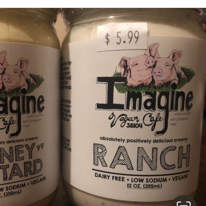 photo of Imagine vegan cafe Imagine Ranch dressing shared by @myblissfuljourney on  17 Jun 2023 - review