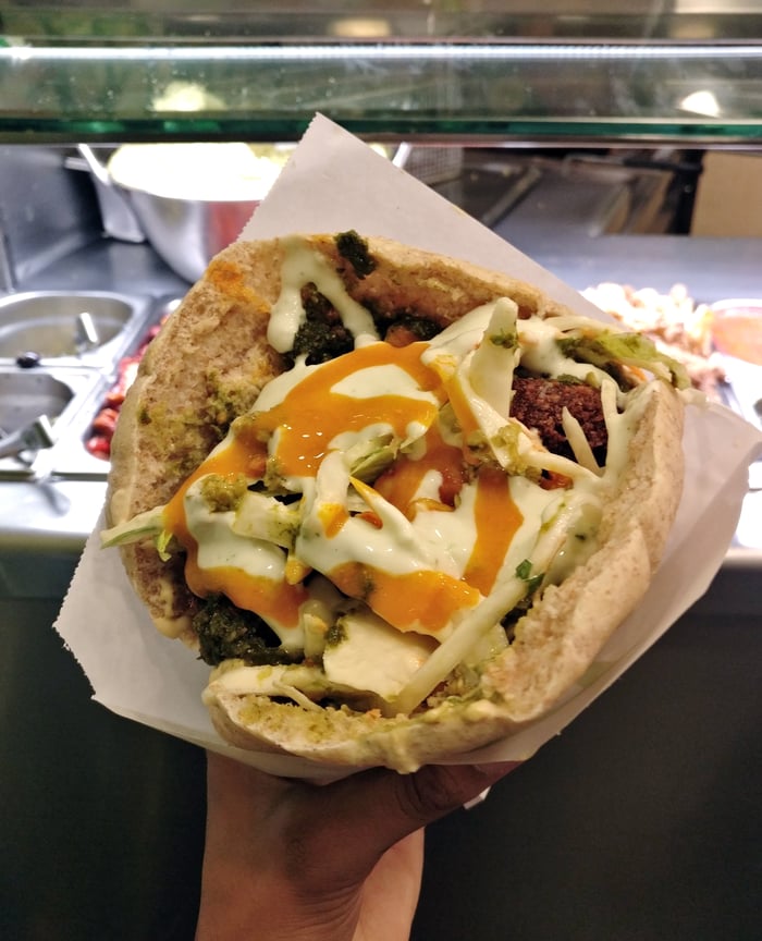 Vegan Falafel Sandwich