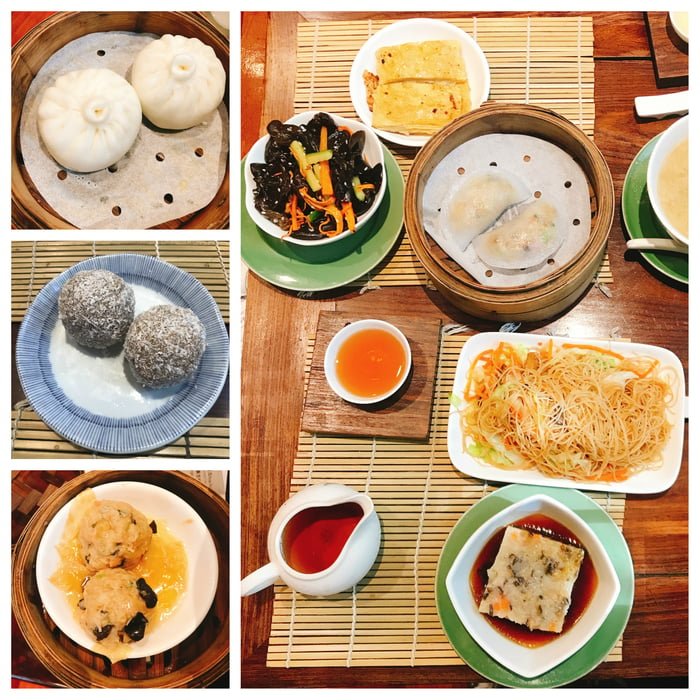 Assortment of dim sum