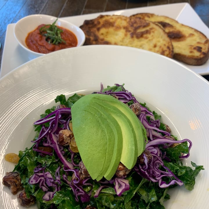 photo of The Stand Vegan Cafe Miso Kale Salad shared by @veganengineer on  21 Aug 2022 - review