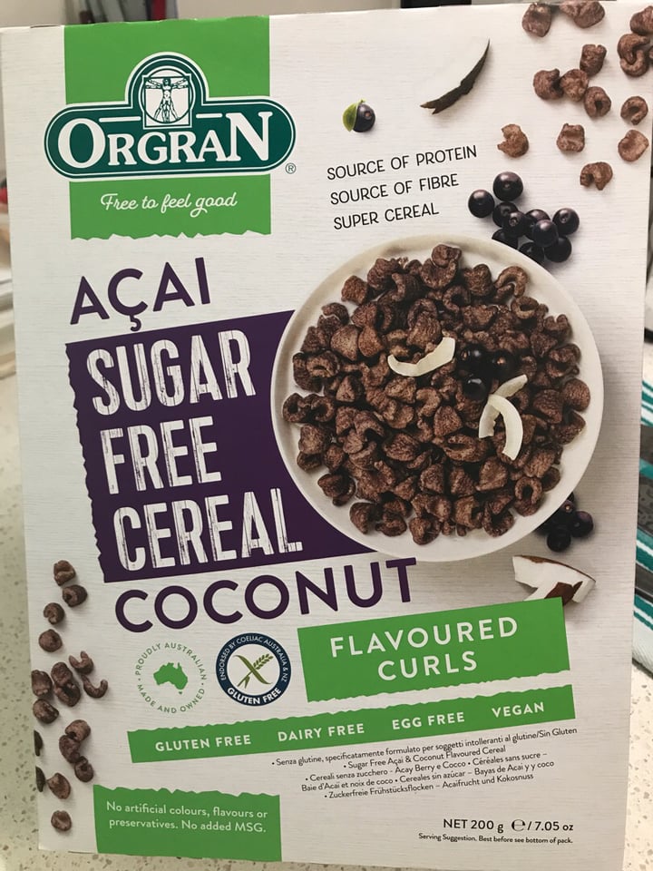 review photo of Orgran Orgran: Açai coconut curls shared by @dcblu on 21 Jul 2019 - review