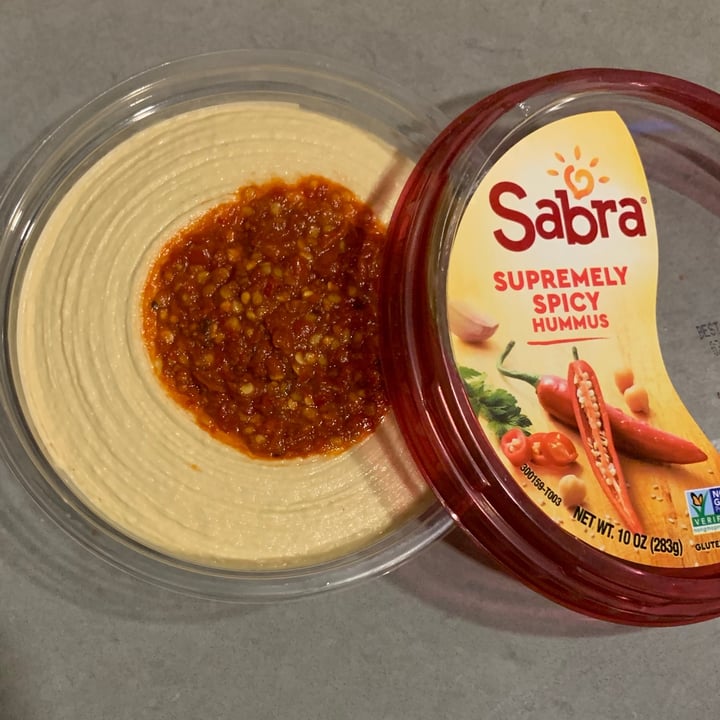 photo of Sabra Sabra Supremely Spicy Hummus shared by @anasoto on  06 Jun 2021 - review