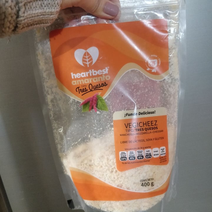 photo of Heartbest Vegicheez Tres Quesos shared by @michellereyes on  22 Feb 2020 - review