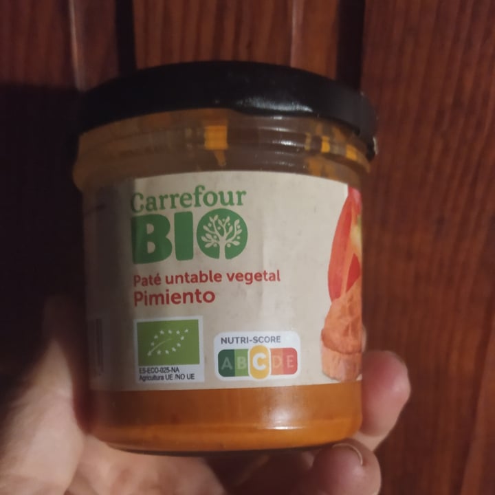 photo of Carrefour Bio Paté de pimiento shared by @ardora on  15 Dec 2021 - review