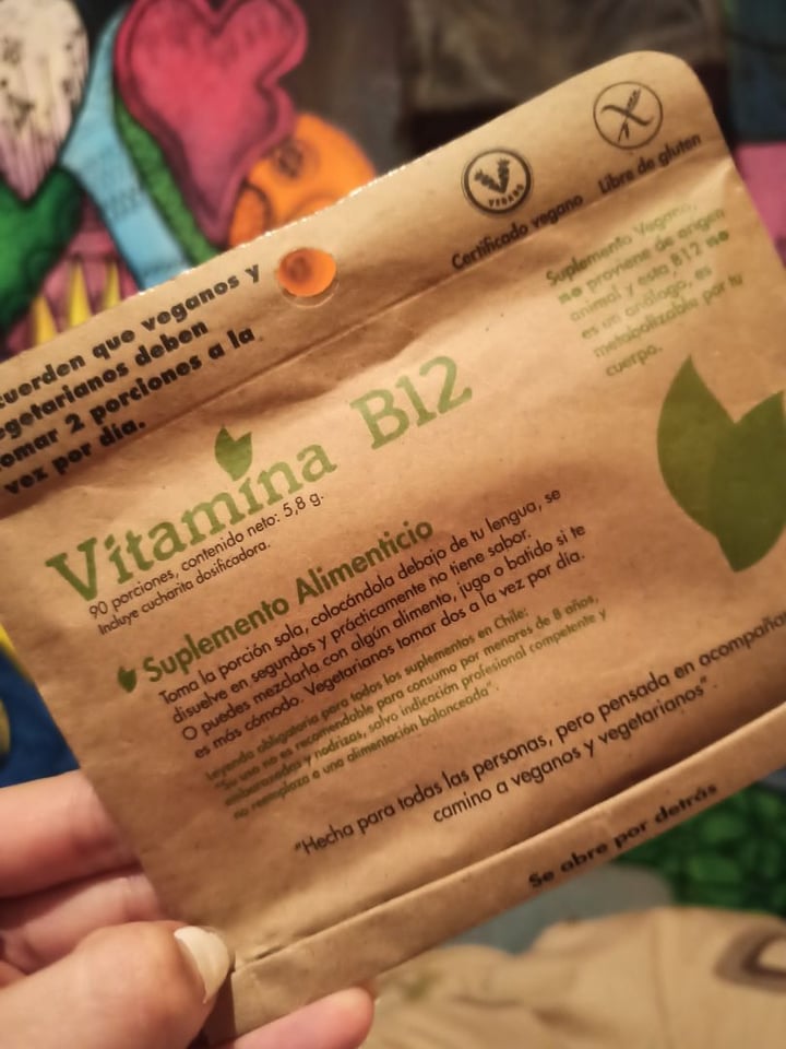 photo of Dulzura natural Vitamina B12 shared by @vegetarianoshoy on  30 Mar 2020 - review