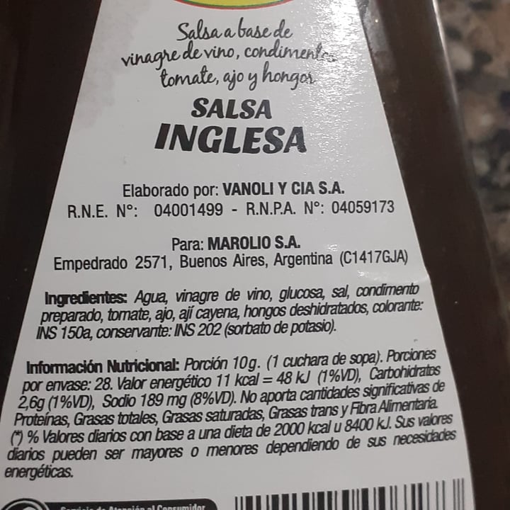review photo of Marolio Salsa Inglesa shared by @aniadragonfire on 04 Oct 2021 - review