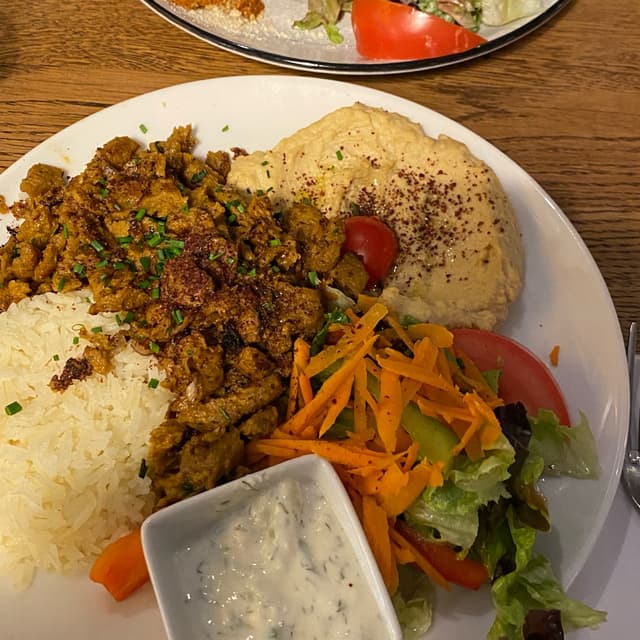 Foto del plato “Immune – Seitan-Gyros”