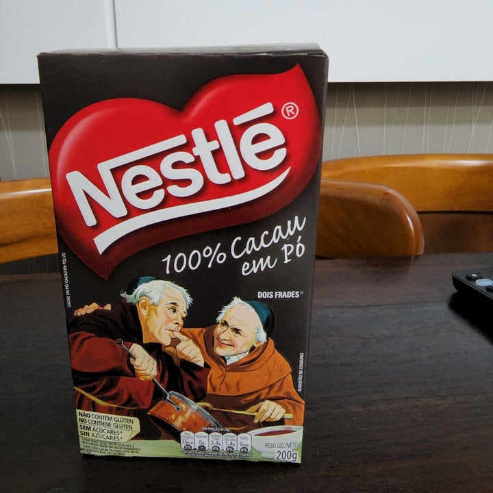photo of Nestlé 100% cacau em pó shared by @federal on  10 Aug 2022 - review