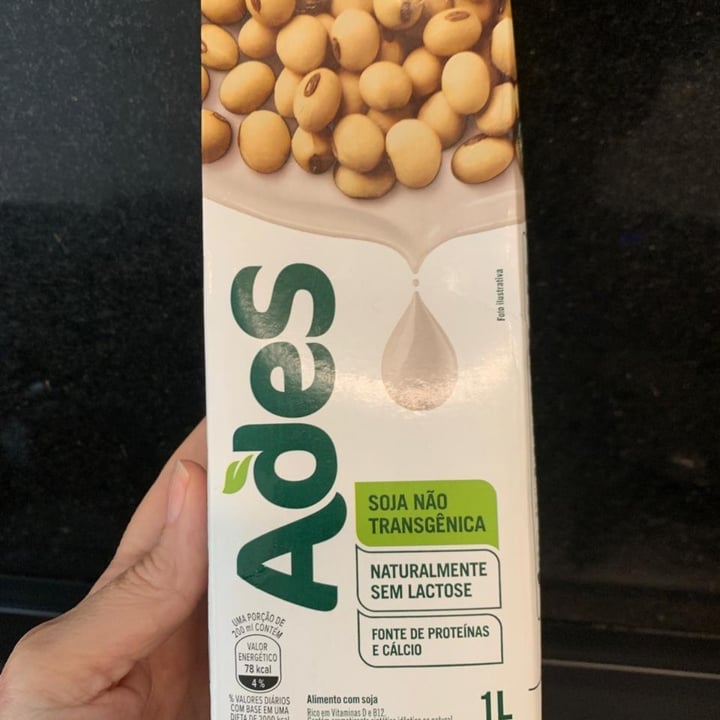 photo of Ades Leite de soja sabor  original shared by @christianquintao on  23 Jul 2021 - review