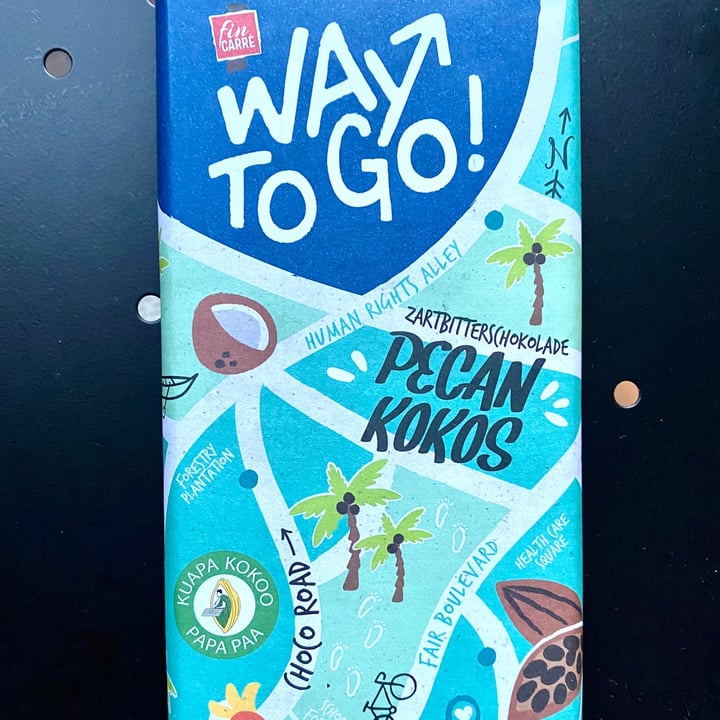 review photo of Fin Carré Way to go! Pecan & Coconut Chocolate shared by @madamecelindra on 15 May 2021 - review