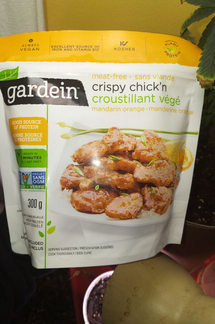 photo of Gardein Mandarin Orange Crispy Chick’n shared by @marniecorinne on  13 Oct 2019 - review