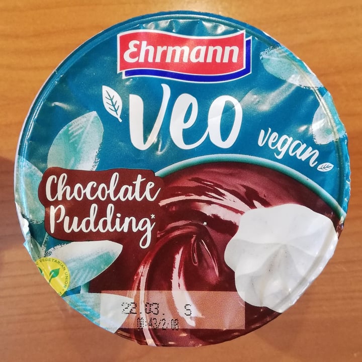 review photo of Ehrmann Veo Vegan Chocolate Pudding shared by @tihcrown on 17 Mar 2021 - review