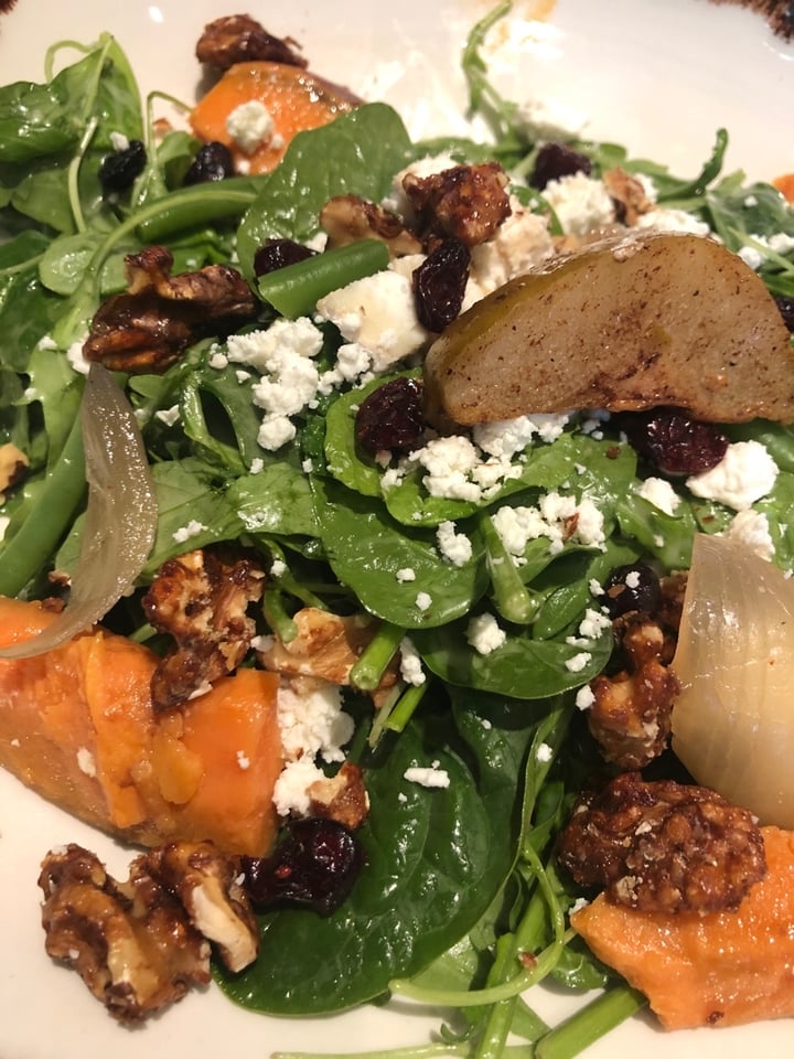 photo of Honest Greens Plaça Catalunya ensalada boniato con nueces caramelizada, cebolla, arandanos shared by @sandraa23 on  27 Nov 2019 - review