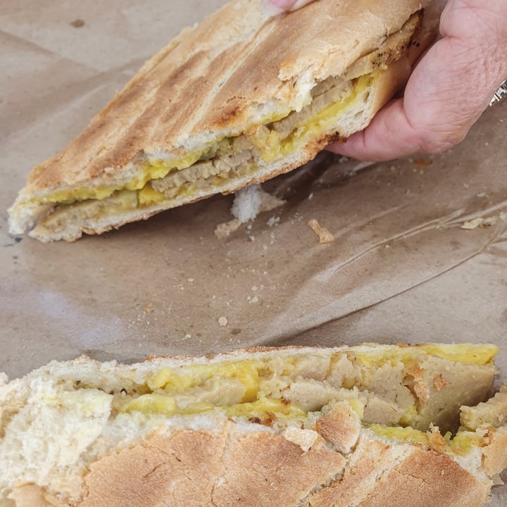 photo of Golden Dinosaurs Vegan Deli Cuban sandwich shared by @anistavrou on  12 Jul 2020 - review