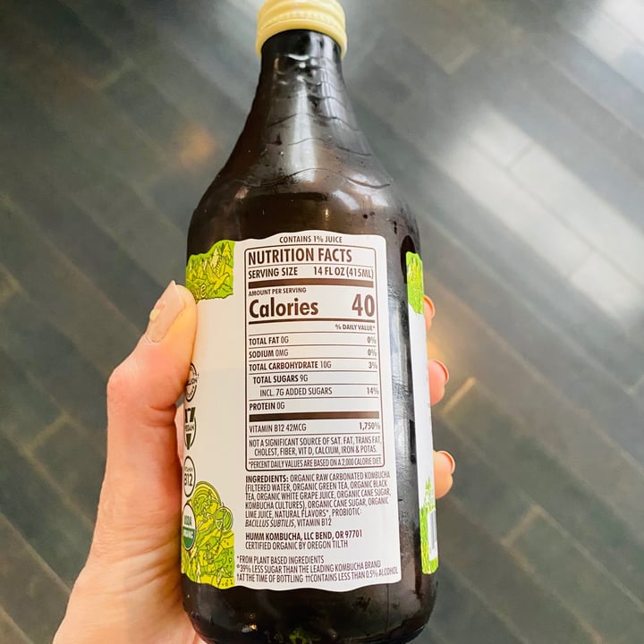 photo of Humm Kombucha Coconut & Lime Kombucha shared by @beckyyy on  21 Mar 2021 - review