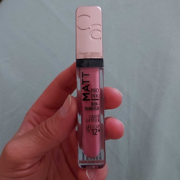 review photo of Catrice Cosmetics Matt Pro Ink Liquid Lipstick 040 Braveness Wins shared by @sabrinamurua on 01 Aug 2022 - review