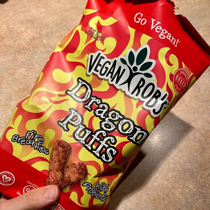 photo of Vegan Rob's Dragon Puffs shared by @curvycarbivore on  08 Nov 2021 - review