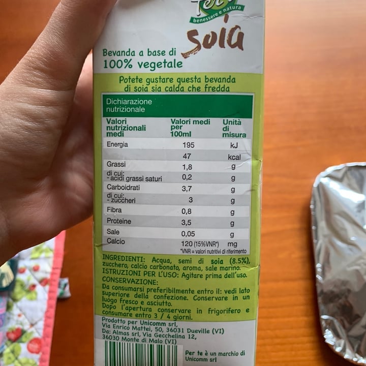 review photo of Per Te Bevanda alla soia shared by @abillion22 on 27 May 2022 - review