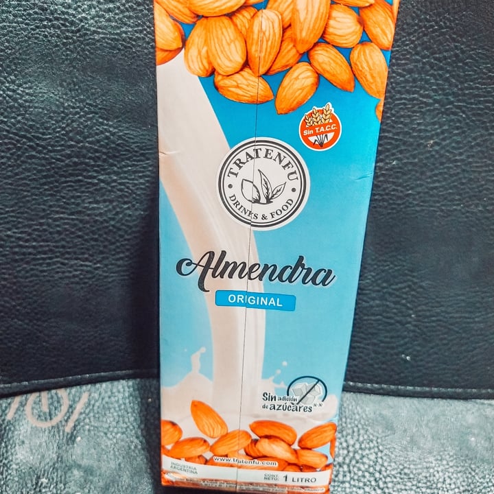 photo of Tratenfu Leche de Almendra Original shared by @florenciaveganfit on  06 Dec 2020 - review