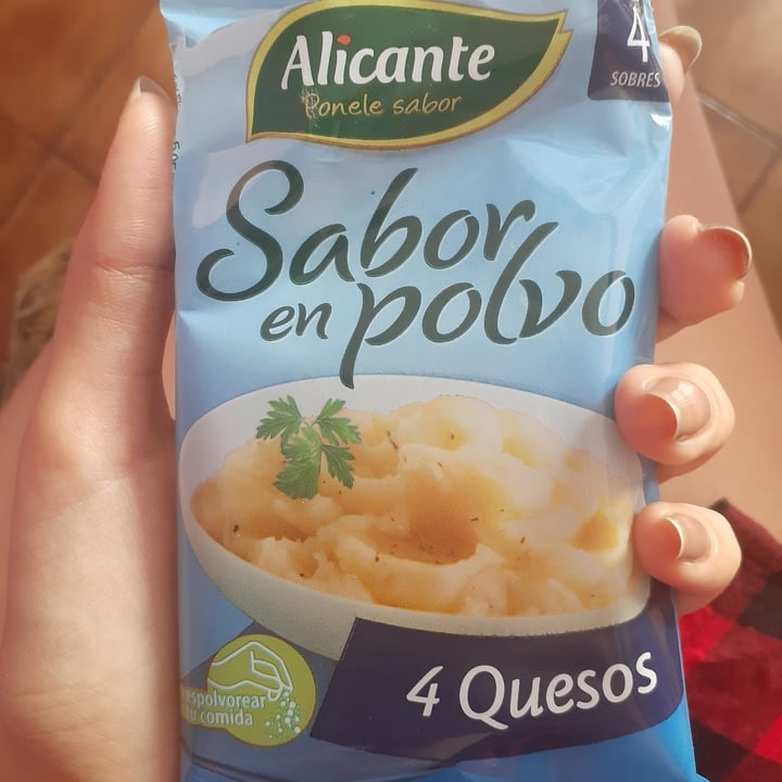 photo of Alicante Sabor en Polvo 4 Quesos shared by @micavegan on  29 Jan 2021 - review