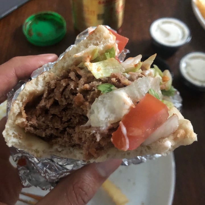 review photo of The Halal Guys Meatless Gyro Sandwich shared by @umiboshi on 02 Apr 2021 - review