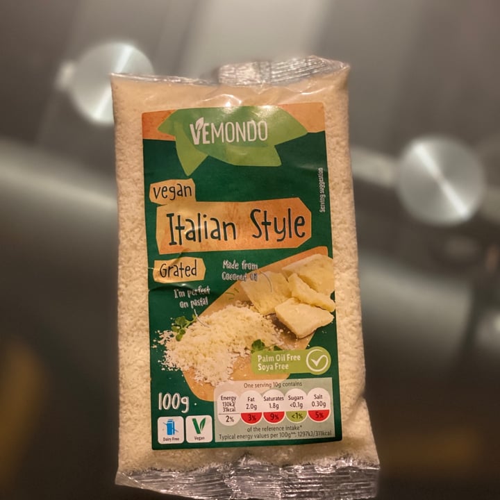 photo of Vemondo Vegan Italian Style Grated Cheese shared by @finalpeter on  31 Jan 2021 - review