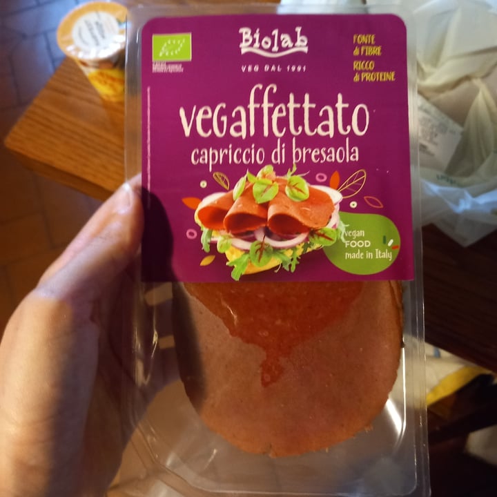 photo of Biolab Affettato vegano bresaola shared by @tapperugia7 on  30 Aug 2022 - review