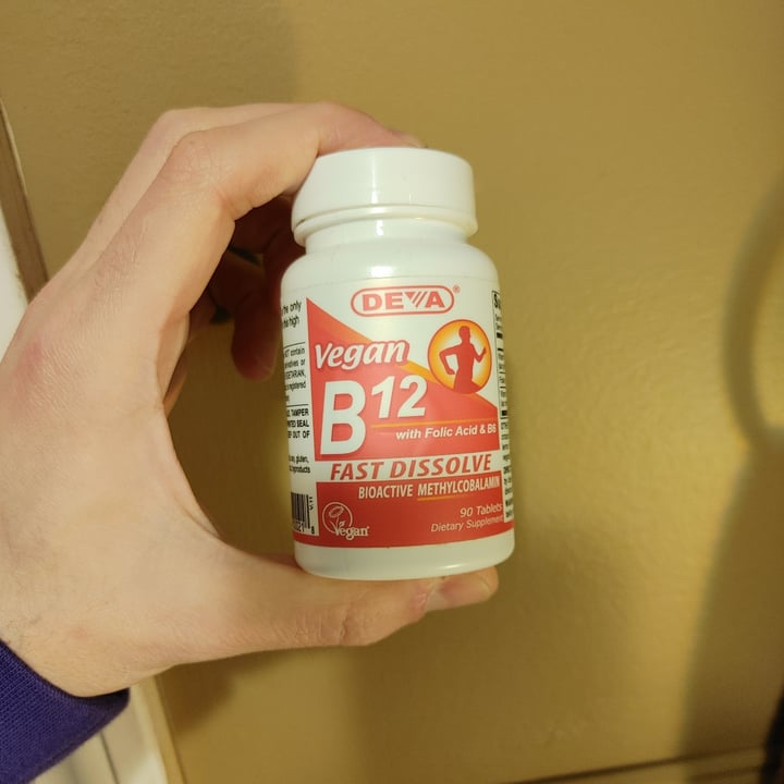 photo of Deva Vegan B12 with Folic Acid & B6 shared by @matthooper on  16 Dec 2020 - review
