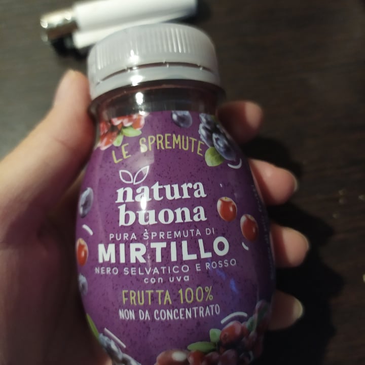 review photo of Natura buona Le spremute - Mirtillo shared by @filo on 28 Dec 2021 - review