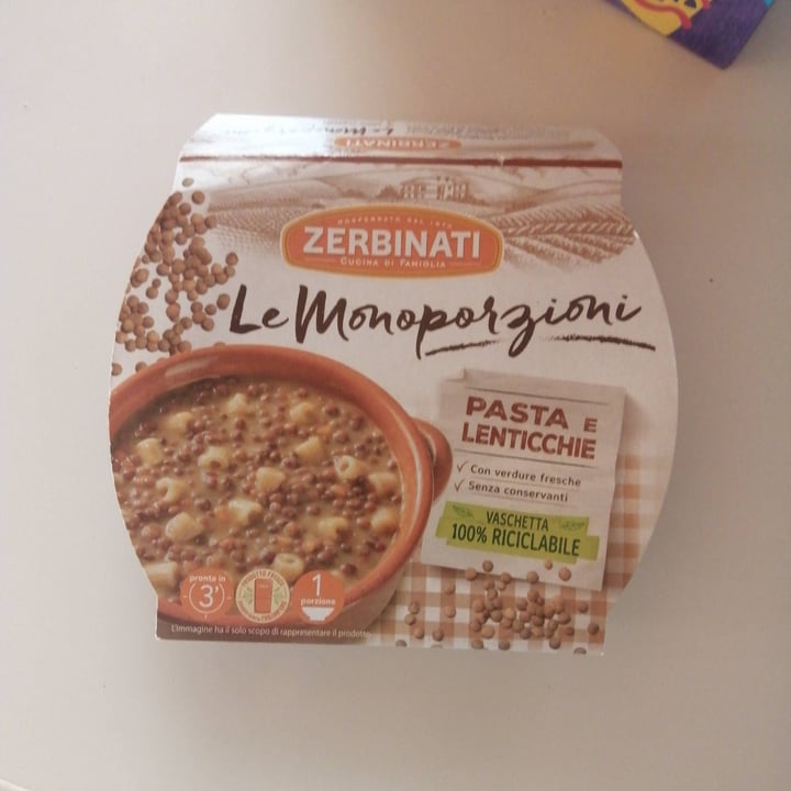 photo of Zerbinati Le monoporzioni Pasta e Fagioli shared by @contessa65 on  25 Apr 2022 - review