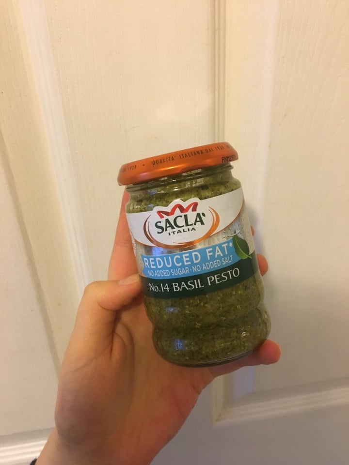 photo of Sacla' Reduced Fat Basil Pesto shared by @hollydylan on  04 Feb 2020 - review