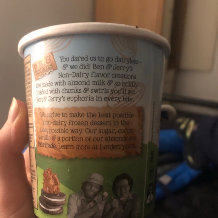 photo of Ben & Jerry's P.B. & Cookies Non-Dairy Frozen Dessert shared by @plantbasedancer on  27 Jun 2021 - review