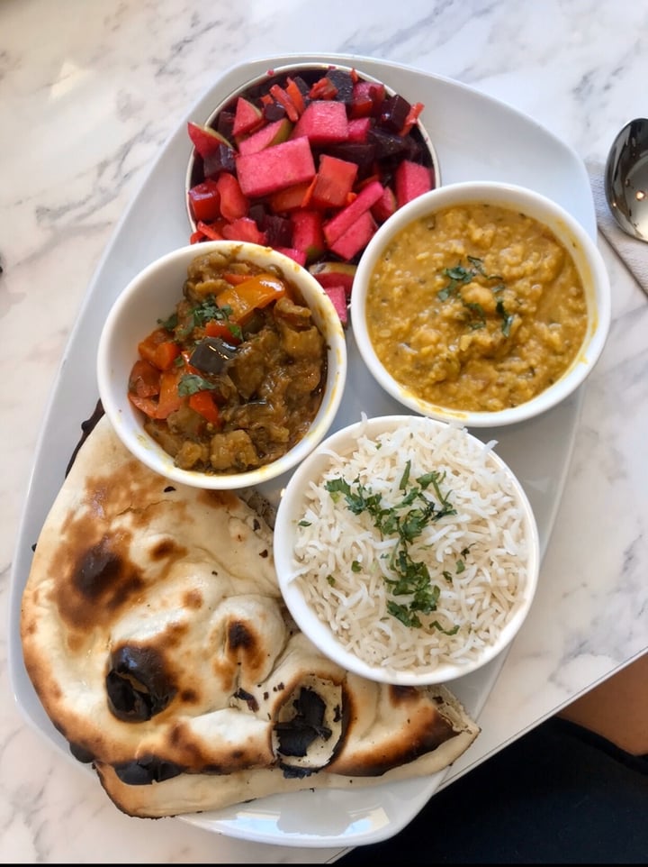 photo of Indian Box Menú Del Día shared by @veggieprincess on  27 Feb 2020 - review
