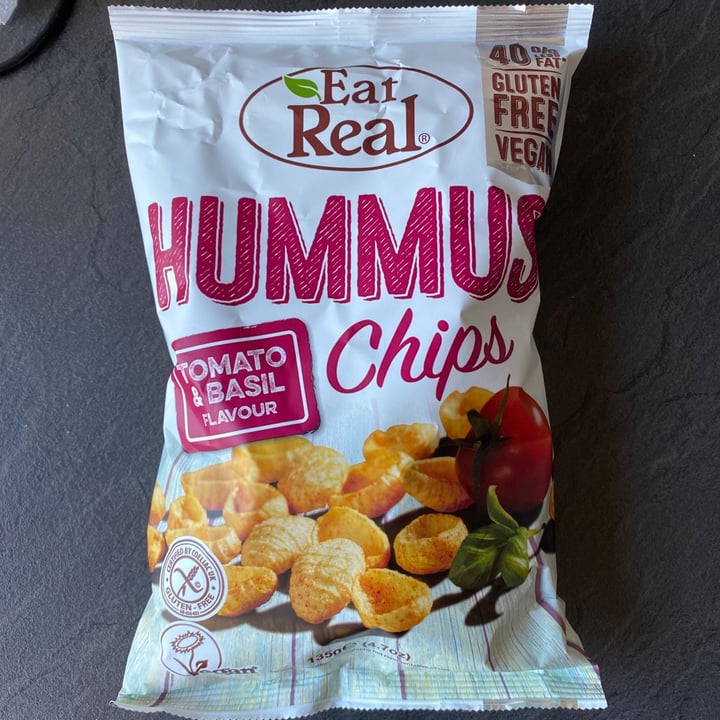 photo of Eat Real Hummus Chips Sea Salt Flavour shared by @olivolley on  09 Dec 2020 - review