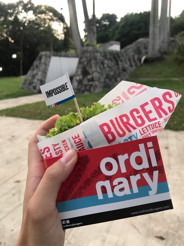 review photo of Ordinary Burgers Impossible burger shared by @chrischross on 02 Sep 2019 - review