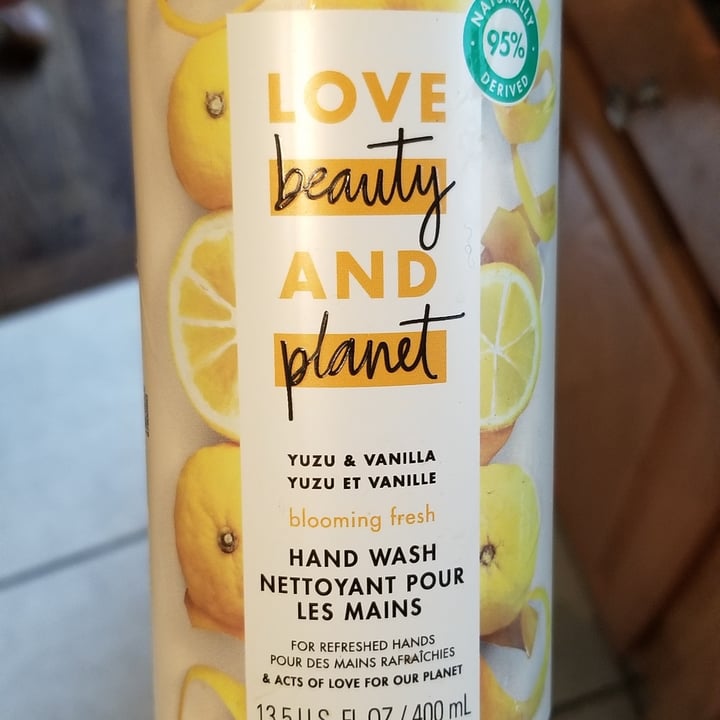 photo of Love Beauty and Planet Yuzu & Vanilla Hand Wash shared by @andreamichelle5 on  18 May 2020 - review