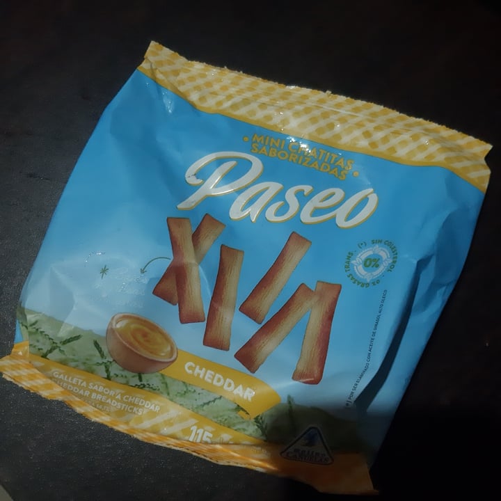 review photo of Paseo Mini Chatitas Saborizadas Sabor CHEDDAR shared by @luciavicentindriussi on 05 Nov 2021 - review
