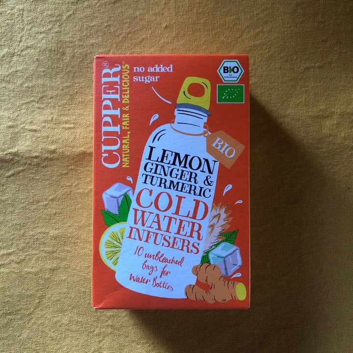 photo of Cupper Limone Zenzero e Curcuma Infuso a Freddo shared by @eleonoraltieri on  13 Jun 2022 - review