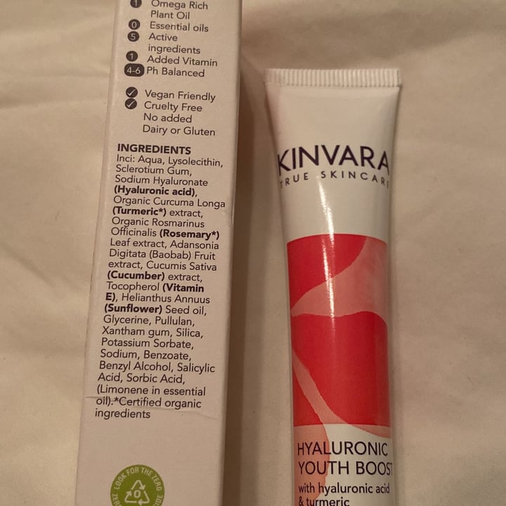 photo of Kinvara hyaluronic youth boost shared by @elcar on  16 Oct 2022 - review